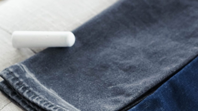 <h4><span>Mark Them Up</span></h4><p>Once you determine the perfect length, use chalk to mark where you want to cut your hem (chalk will easily wash or rub off when you’re done.) I always recommend&nbsp;adding a &nbsp;½ inch of length to where you&nbsp;think&nbsp;you want to cut them (just to be safe!) You can always go shorter if you need too…</p>